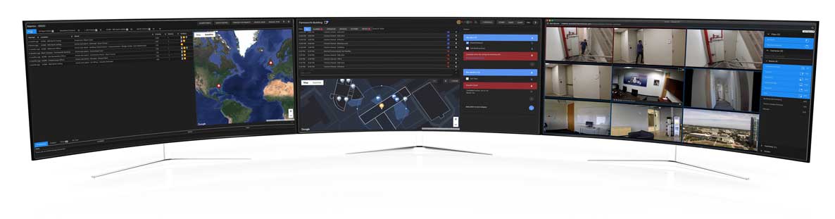 SureView Ops - 3 monitors